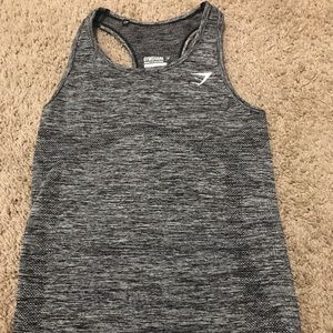 Gray gymshark tank